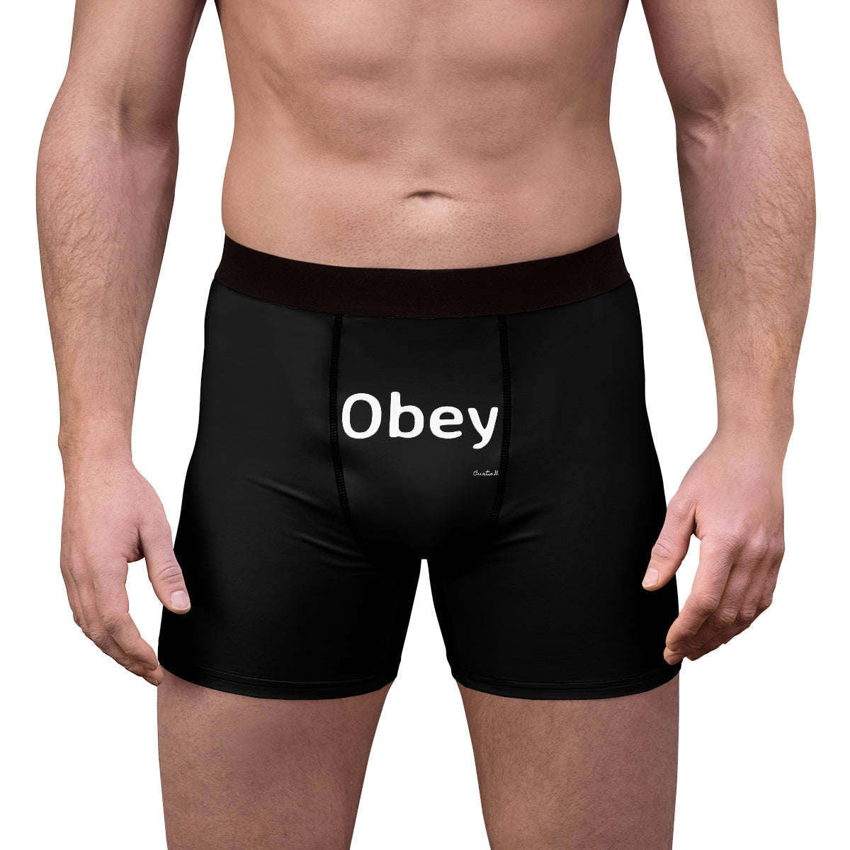 Men's Boxer Briefs - Obey - Premium All Over Prints from Printify - Just $36.07! Shop now at Concordia Style Boutique