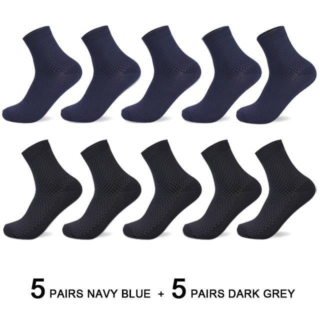 Bamboo Fiber Socks (10 Pairs ) - Premium Bamboo Fiber Socks from Concordia Style Boutique - Just $13.85! Shop now at Concordia Style Boutique