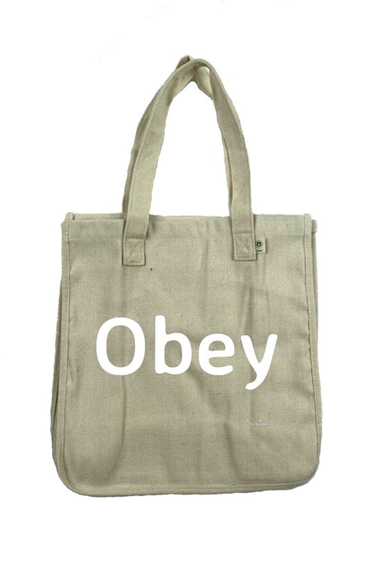 Hemp Market Tote - Obey - Premium bags from Concordia Style Boutique - Just $45.58! Shop now at Concordia Style Boutique