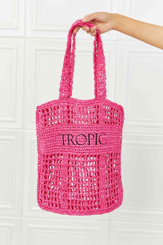 Fame Tropic Babe Staw Tote Bag - Premium Bags from Concordia Style Boutique - Just $37.70! Shop now at Concordia Style Boutique