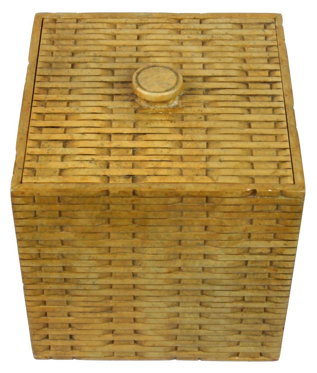 Wicker Weave Cube Soapstone Trinket Decor Hinge/Lid BoxHeart - Premium Home Living & Improvement from The Niger Bend - Just $164.28! Shop now at Concordia Style Boutique