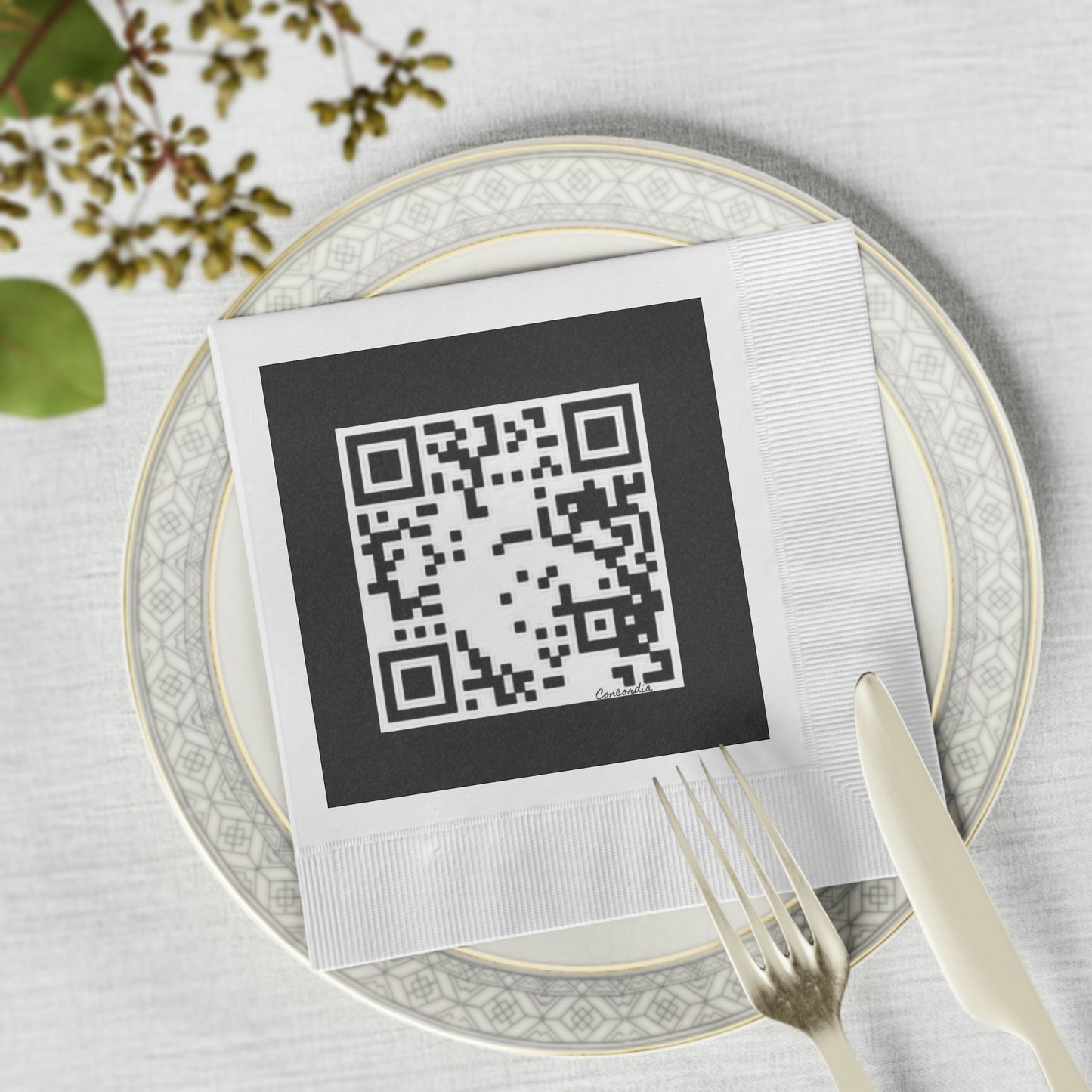 White Coined Napkins - Premium Home Decor from Concordia Style Boutique - Just $37.17! Shop now at Concordia Style Boutique