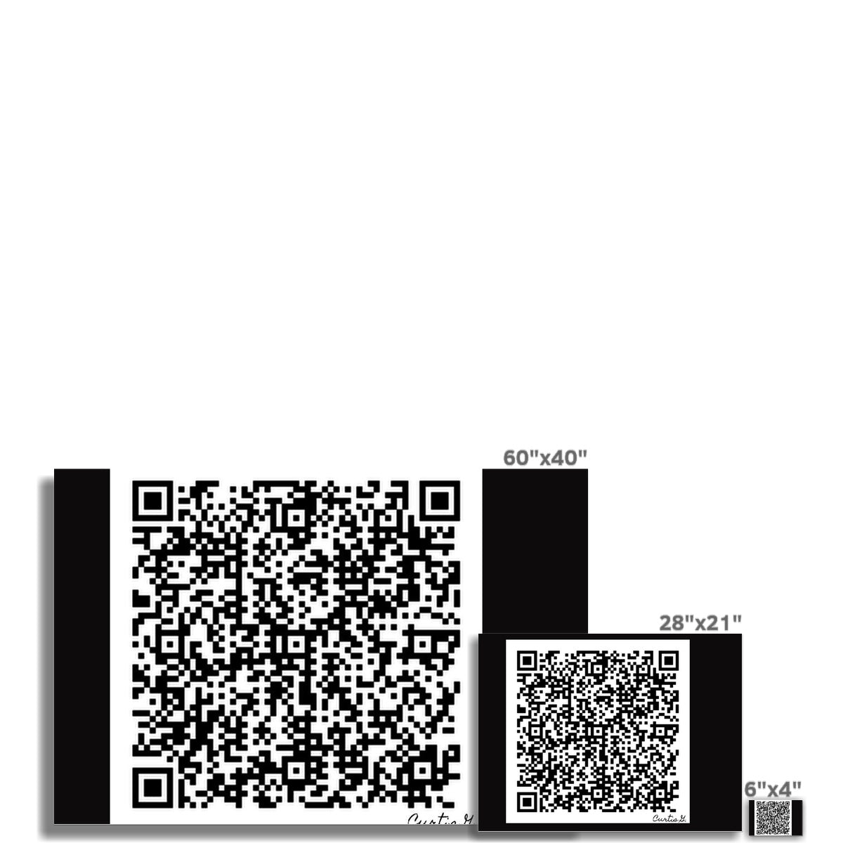 Scan Me Wall Art Poster