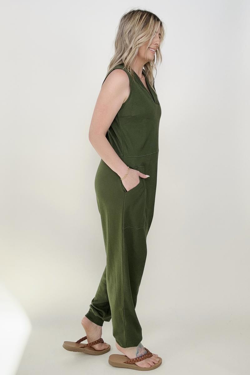 Zenana Solid Sleeveless Harem Jumpsuit - Premium Jumpsuits from Concordia Style Boutique - Just $17! Shop now at Concordia Style Boutique