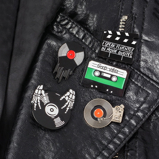 Punk Music Lovers Enamel Pin - Premium Enamel Pin from Concordia Style Boutique - Just $5! Shop now at Concordia Style Boutique