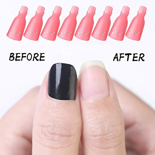 10 PC Plastic Acrylic Nail Art Soak Off Cap Clip-  UV Gel Polish Remover Wrap Tool (Pink) - Premium Plastic Acrylic Nail Art Soak Off Cap Clip from Concordia Style Boutique - Just $9.92! Shop now at Concordia Style Boutique