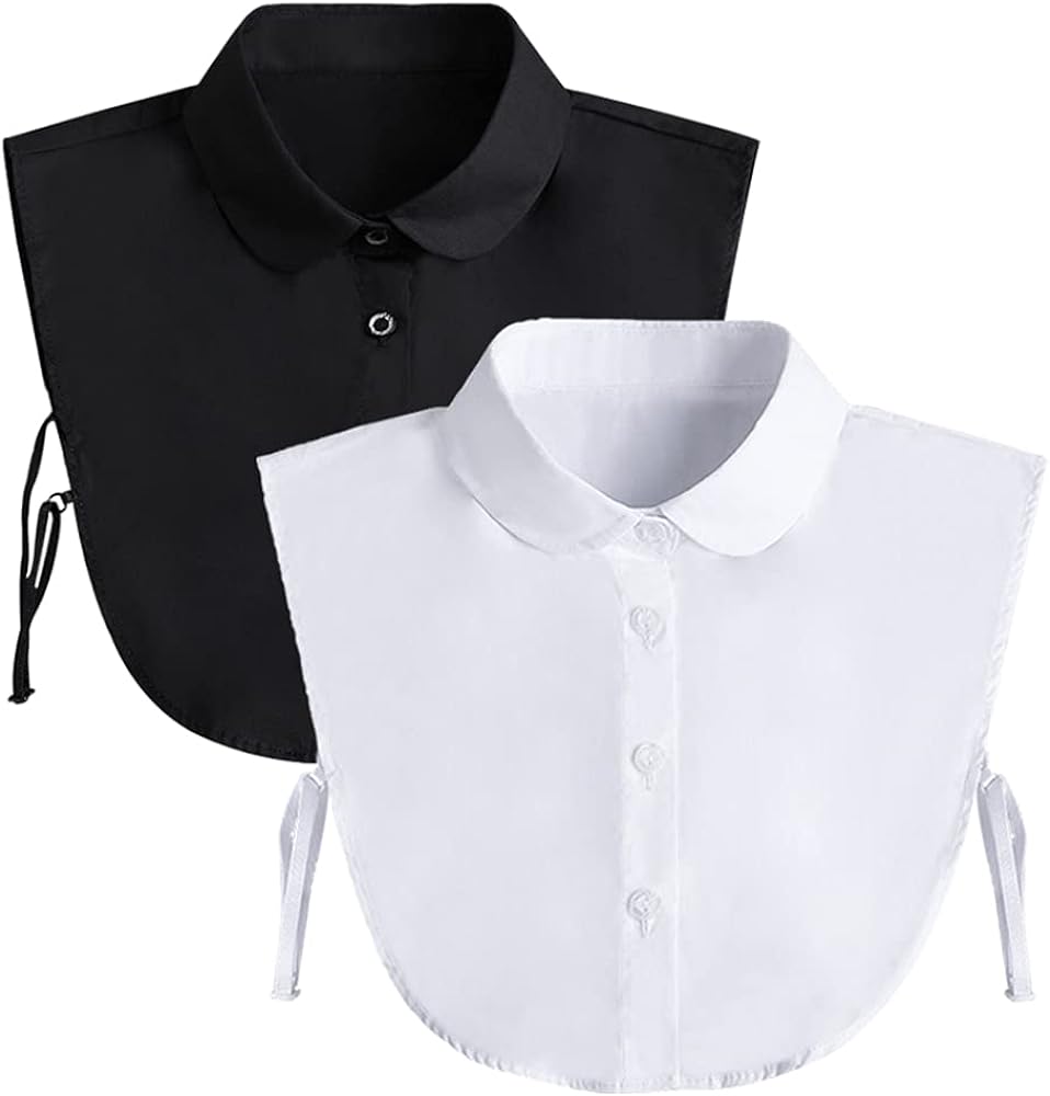 Fake Collar-  Detachable Dickey Collar Blouse-  Half Shirts - Peter Pan Faux False Collar for Women & Girls - Premium Blouses & Button-Down Shirts from Concordia Style Boutique - Just $20.83! Shop now at Concordia Style Boutique