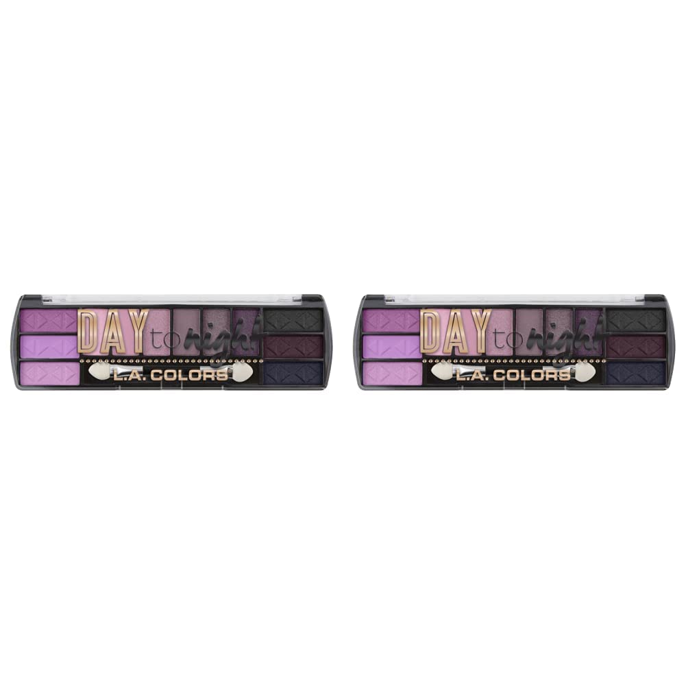 L.A. COLORS Day To Night 12 Color Eyeshadow Palette, Sundown, 0.28 oz. (CES430), Powder - Premium eye shadow pallete from Concordia Style Boutique - Just $9.68! Shop now at Concordia Style Boutique