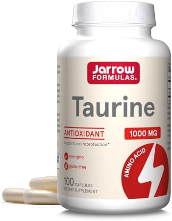 Taurine 1000 mg - 100 Capsules - Antioxidant Amino Acid - Brain Health & Function - Pharmaceutical Grade Taurine Capsules - 100 Servings - Premium Amino Acids from Concordia Style Boutique - Just $17.41! Shop now at Concordia Style Boutique