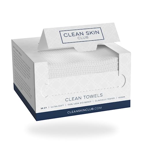 Clean Skin Club Clean Towels | Worlds 1ST Biodegradable Face Towel | Disposable Makeup Removing Wipes | Dermatology Tested & Approved | Vegan & Cruelty Free | Super Soft For Sensitive Skin - Premium Disposable Makeup Removing Wipes from Concordia Style Boutique - Just $20.48! Shop now at Concordia Style Boutique