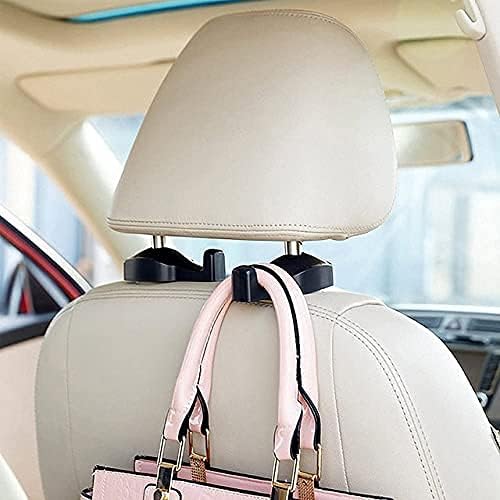 Universal Car Vehicle Back Seat Headrest Hanger Holder Hook for Bag Purse Cloth Grocery (Black -Set of 2) - Premium Seat Back Organizers from Concordia Style Boutique - Just $12.49! Shop now at Concordia Style Boutique