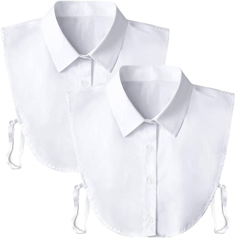 Fake Collar-  Detachable Dickey Collar Blouse-  Half Shirts - Peter Pan Faux False Collar for Women & Girls - Premium Blouses & Button-Down Shirts from Concordia Style Boutique - Just $20.83! Shop now at Concordia Style Boutique