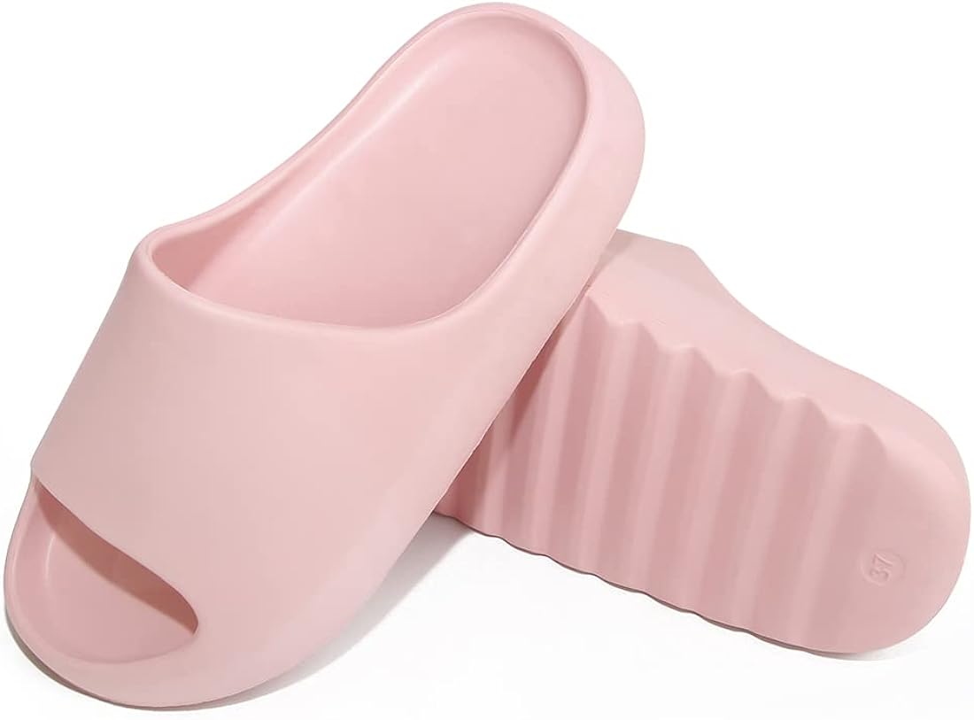 Platform Pillow Slippers Slides for Women and Men, EVA Anti-Slip Cloud Slippers Lightweight Spa Open Toe Shower Sandals for Indoor & Outdoor - Premium Shoes from Concordia Style Boutique - Just $26.96! Shop now at Concordia Style Boutique