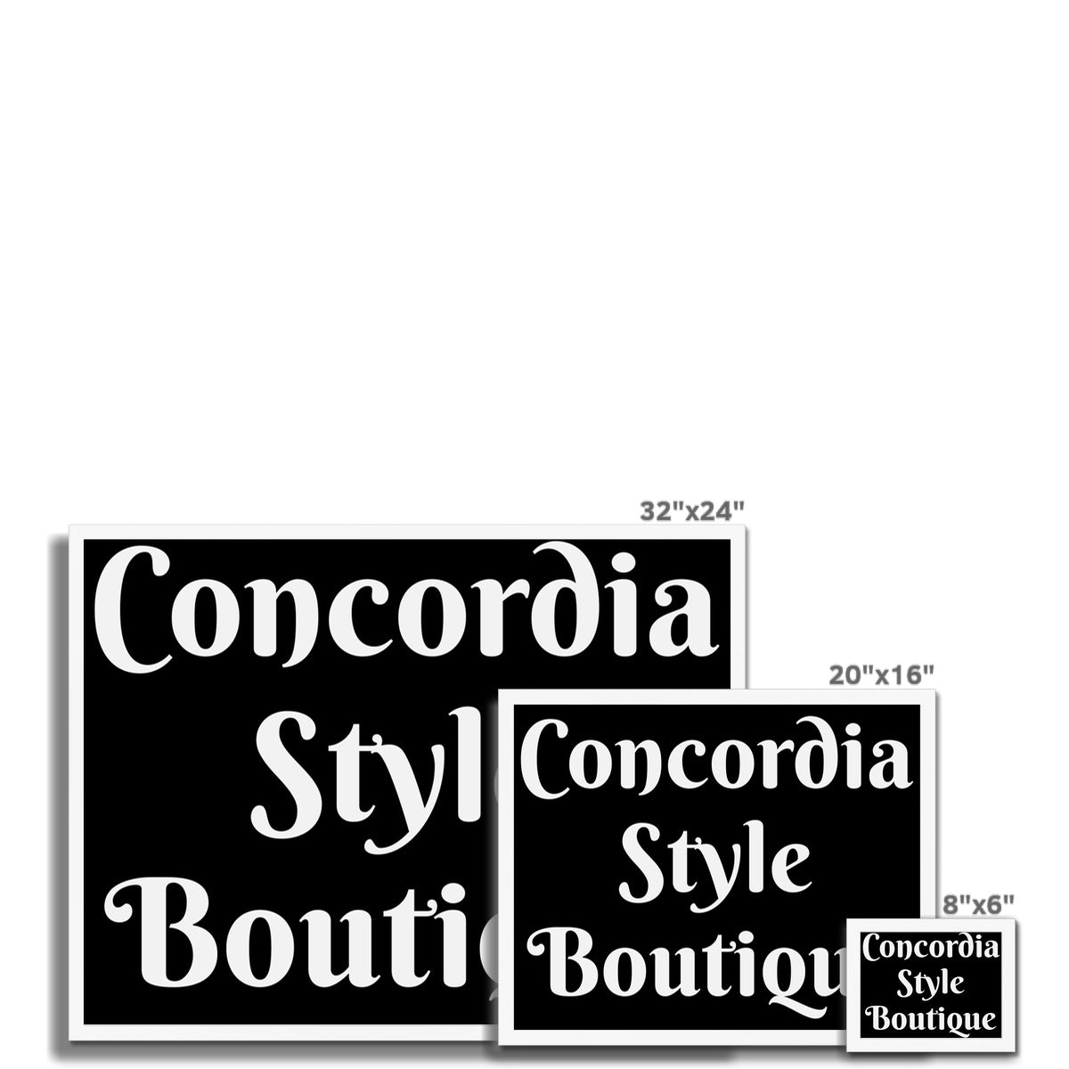 Concordia Style Boutique Budget Framed Poster