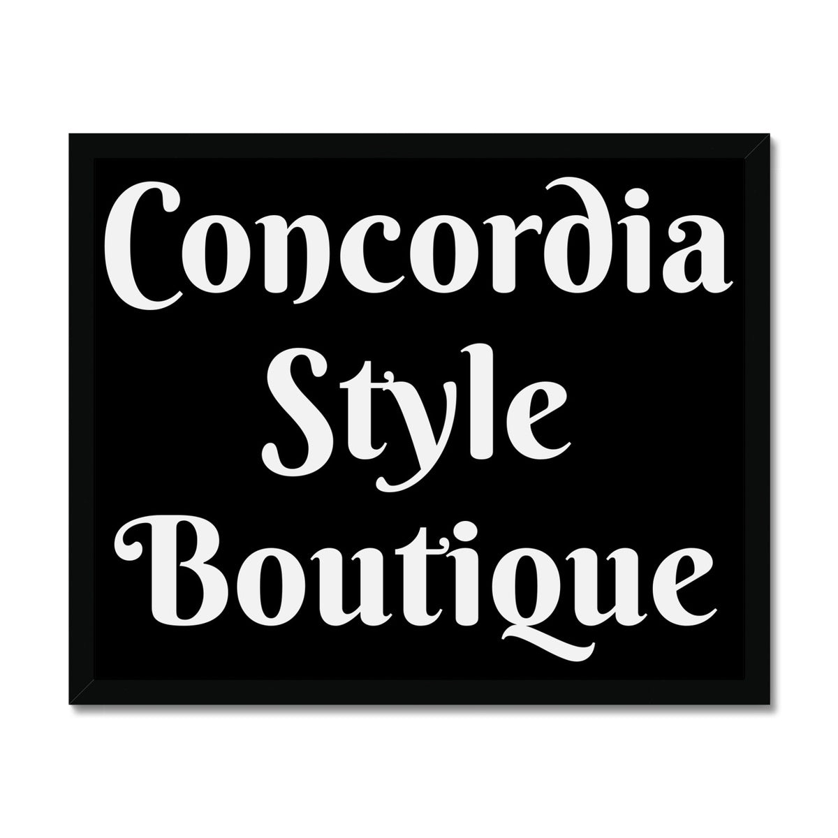 Concordia Style Boutique Budget Framed Poster