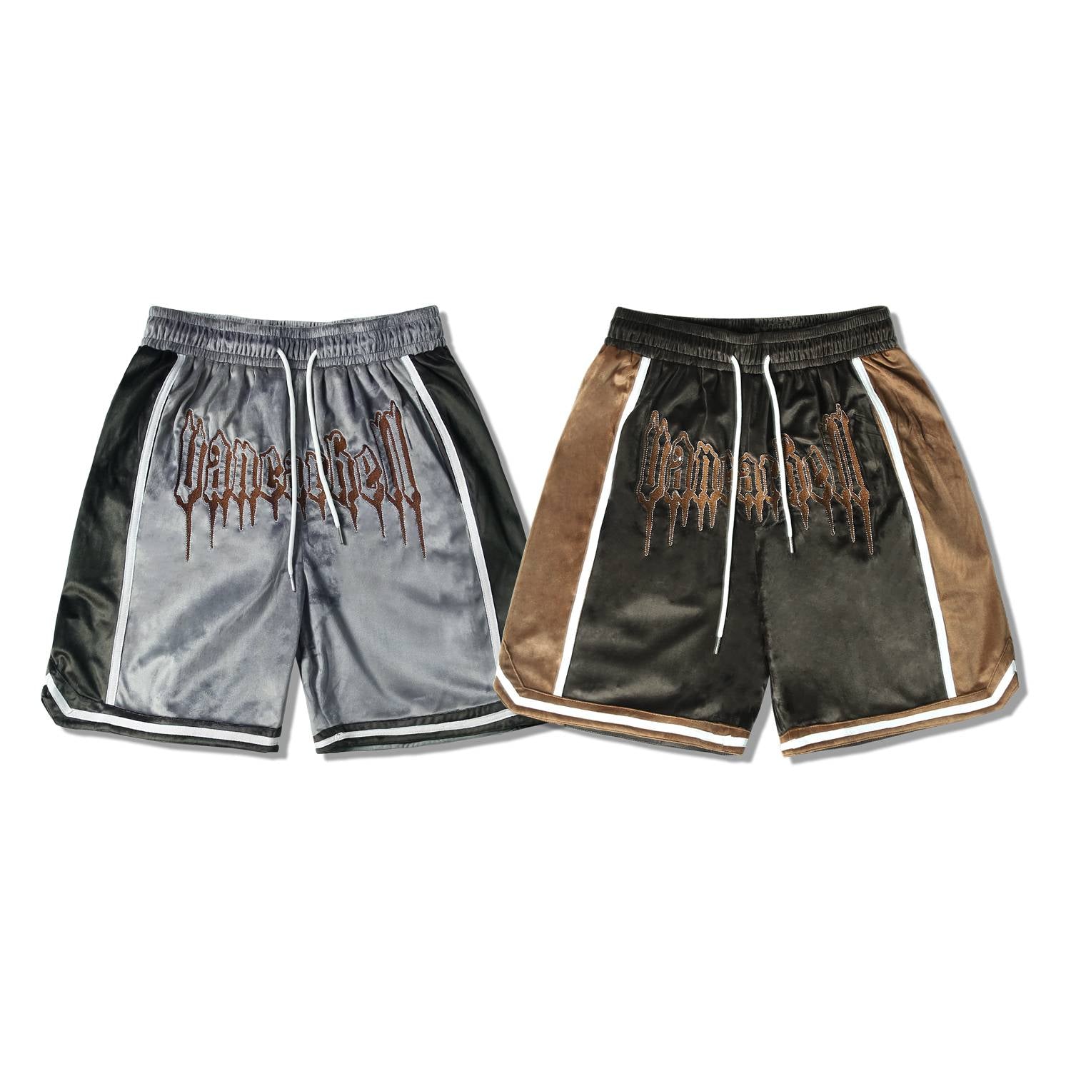 Men's Hip Hop Gold Velvet Embroidered High Street Shorts - Casual Shorts - Premium Men's Hip Hop Gold Velvet Embroidered High Street Shorts - Casual Shorts from Concordia Style Boutique - Just $31.88! Shop now at Concordia Style Boutique