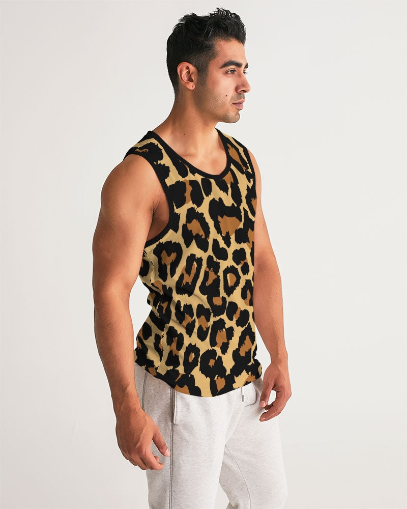 Animal Print Men's Tank Top - Premium Tank Top from Chaluisant - Just $40! Shop now at Concordia Style Boutique