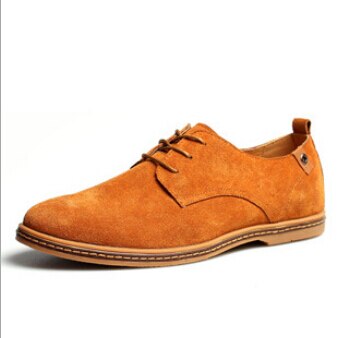 Suede Oxfords Men Leather Shoes