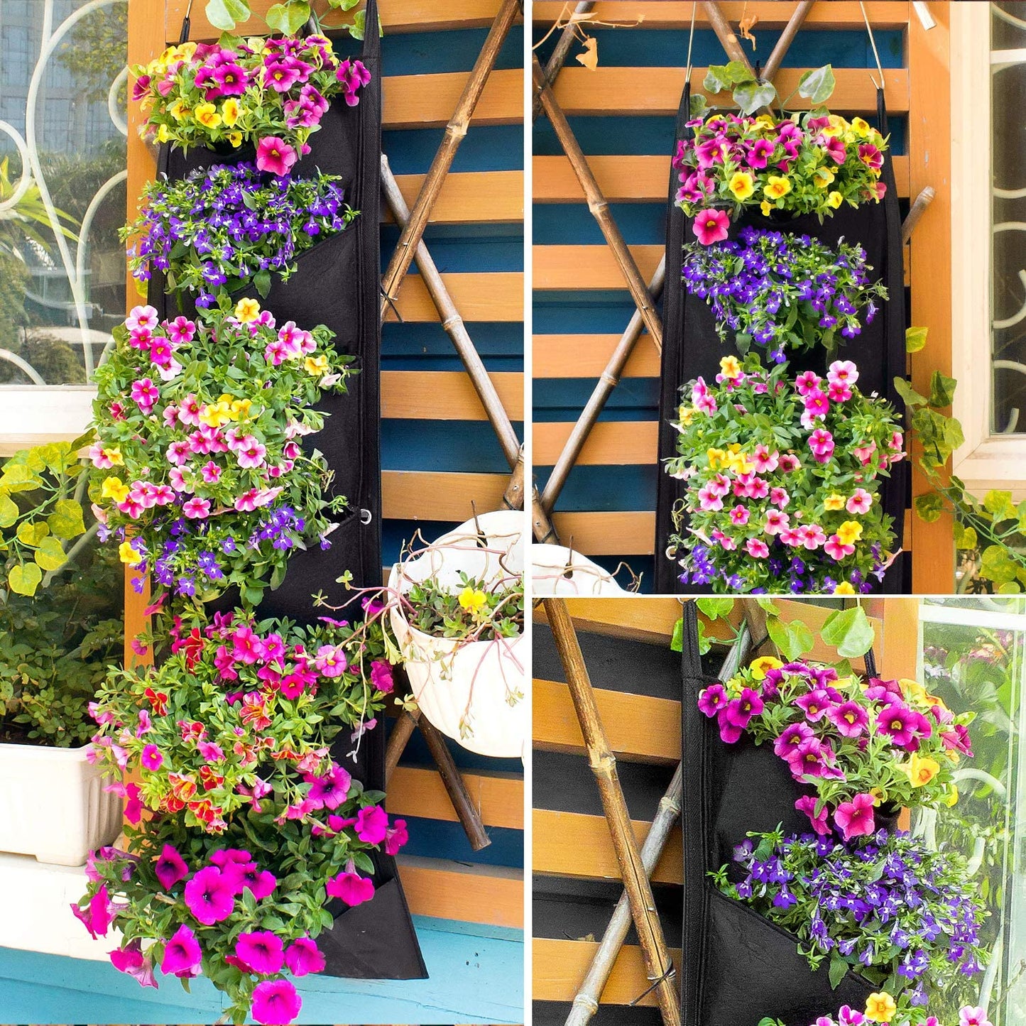 NEW DESIGN Vertical Hanging Garden Planter Flower Pots - Premium  from Concordia Style Boutique - Just $8.32! Shop now at Concordia Style Boutique