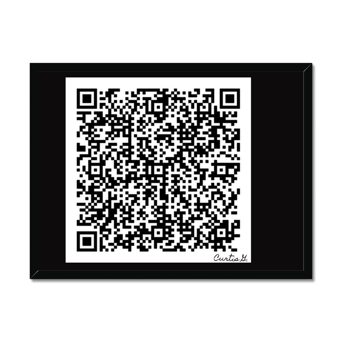 Scan Me Framed Print - Premium Fine art from Prodigi - Just $26! Shop now at Concordia Style Boutique