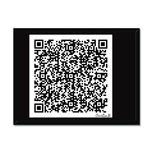 Scan Me Framed Print - Premium Fine art from Prodigi - Just $26! Shop now at Concordia Style Boutique