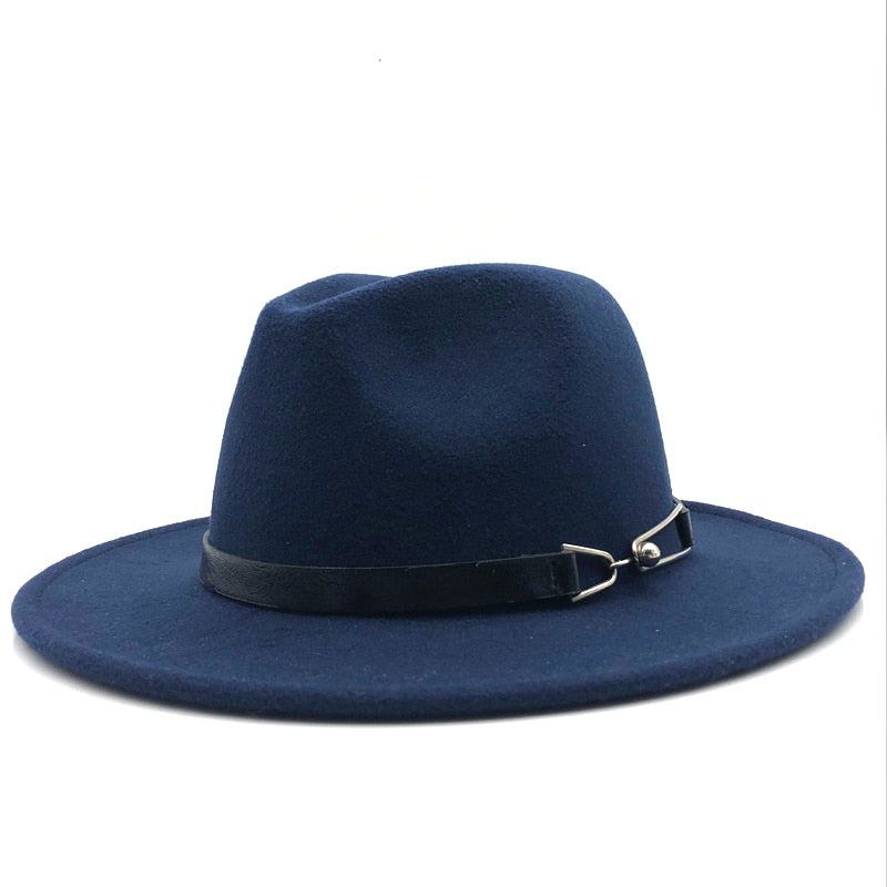 Wool Vintage Gangster Trilby Felt Fedora Hat With Wide Brim Gentlemen and Ladies - Premium hat from Concordia Style Boutique - Just $22.14! Shop now at Concordia Style Boutique