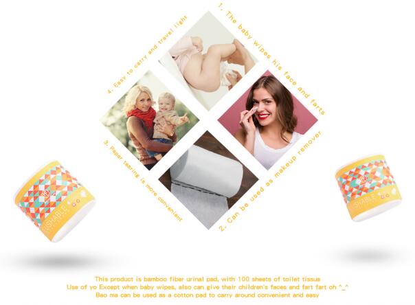 Happyflute 100% Biodegradable & Flushable diaper liners disposable cloth diaper liners 100 sheets per roll - Premium  from Consonance Store - Just $16.74! Shop now at Concordia Style Boutique