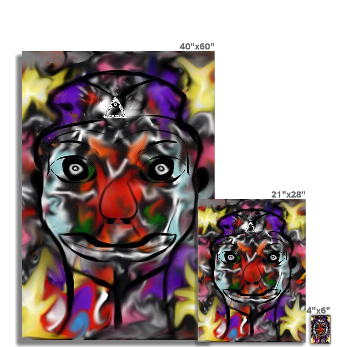 Tears of a Clown Wall Art Poster - Premium Fine art from Prodigi - Just $4.23! Shop now at Concordia Style Boutique