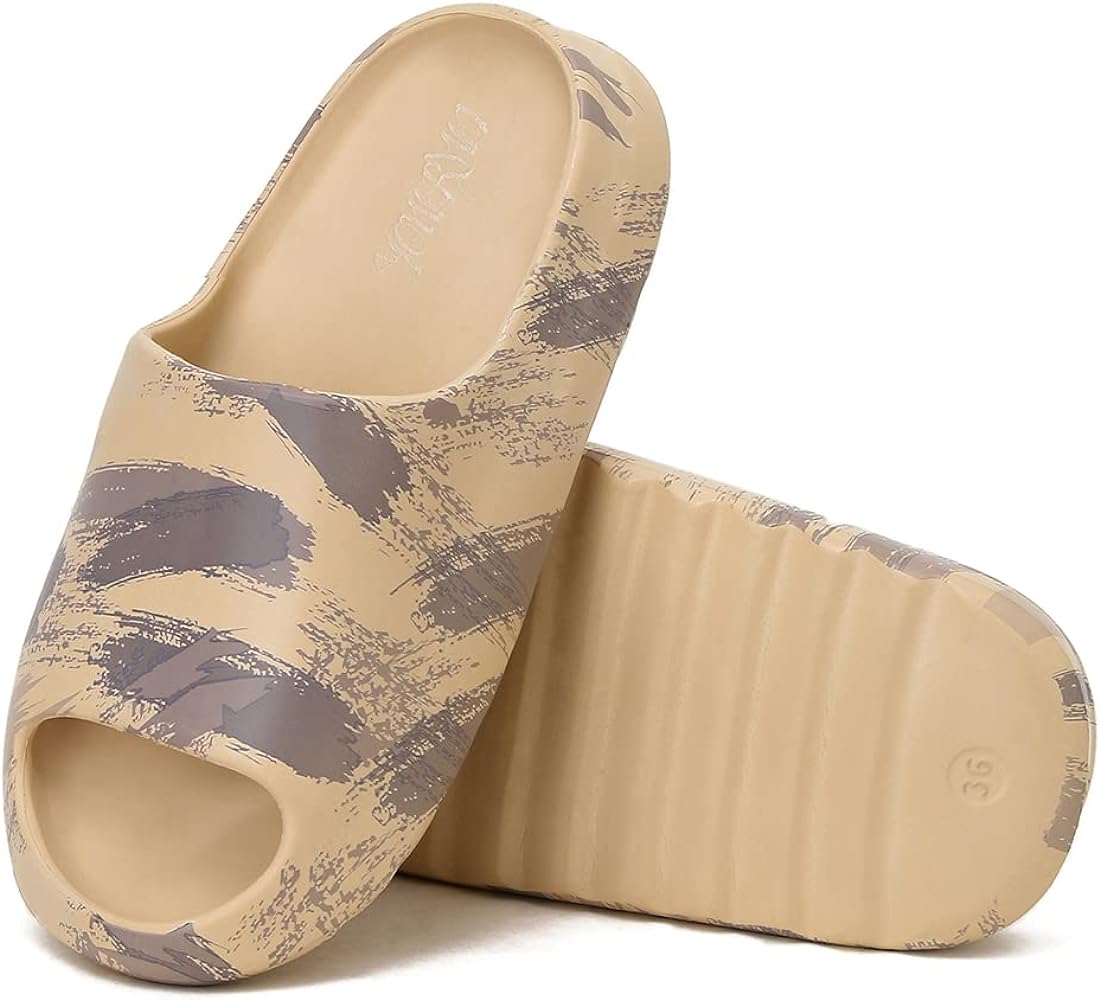 Platform Pillow Slippers Slides for Women and Men, EVA Anti-Slip Cloud Slippers Lightweight Spa Open Toe Shower Sandals for Indoor & Outdoor - Premium Shoes from Concordia Style Boutique - Just $26.96! Shop now at Concordia Style Boutique