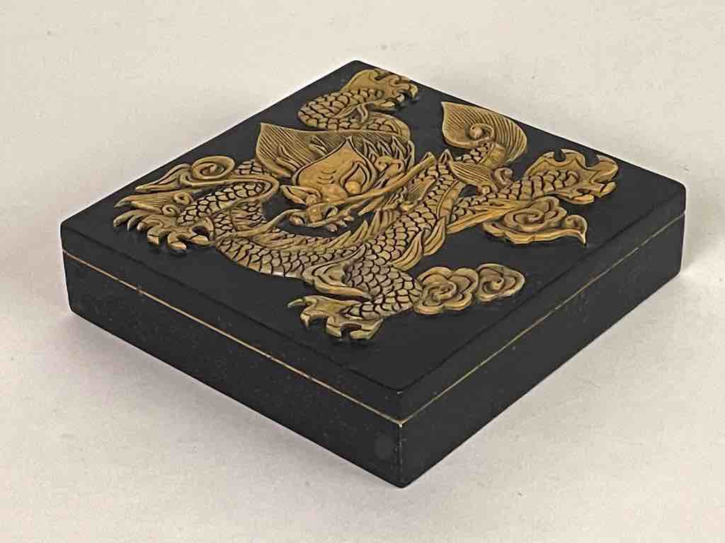 Dragon Design - Square Black Soapstone Trinket Decor BoxHeart - Premium Home Living & Improvement from The Niger Bend - Just $118.56! Shop now at Concordia Style Boutique