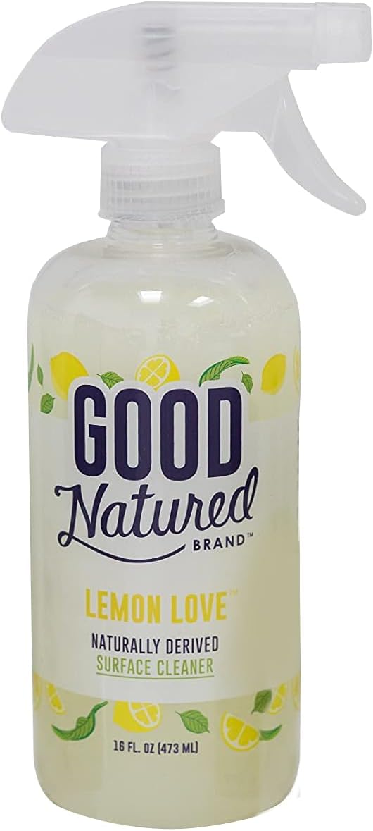 Good Natured Brand All-Purpose Biodegradable Multi-Surface Cleaner | Natural Fresh Scent | Multipurpose Cleaning Spray For Floor, Kitchen Counter, Walls & Toilet | Lime & Lavender | 16oz - Premium Biodegradable Multi-Surface Cleaner from Concordia Style Boutique - Just $19.18! Shop now at Concordia Style Boutique