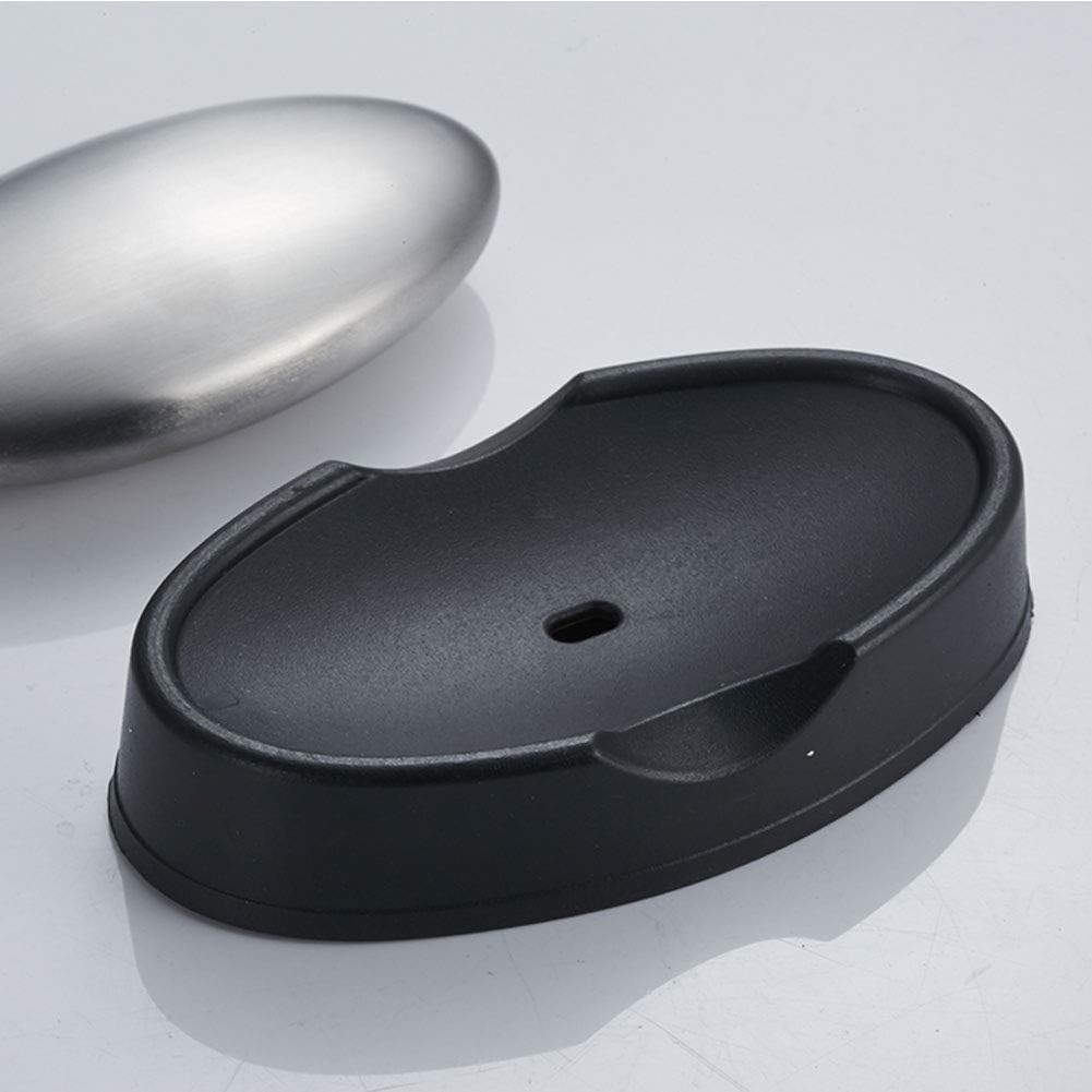 Stainless Steel Soap, Odor Remover Bar-for Fish Cleaner Onion Garlic Fish Other Strong Scents from Hands and Skin Kitchen Gadgets Eliminating Odor Remover with Soap Box (1pcs of Oval with Base) - Premium Stainless Steel Soap from Concordia Style Boutique - Just $16.66! Shop now at Concordia Style Boutique