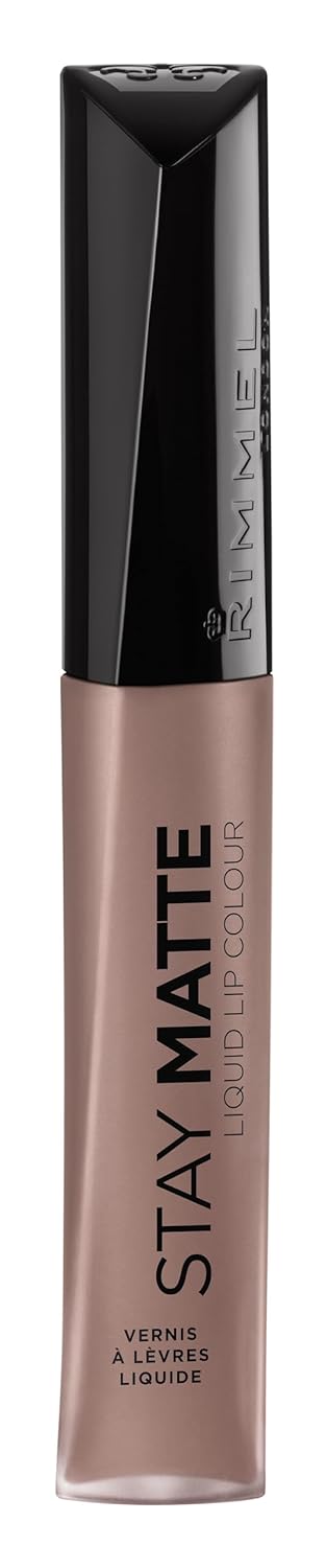 Rimmel London Stay Matte Liquid Lip Color with Full Coverage Kiss-Proof Waterproof Matte Lipstick Formula that Lasts 12 Hours - 810 Plum This Show, .21oz - Premium lipstick from Concordia Style Boutique - Just $5! Shop now at Concordia Style Boutique