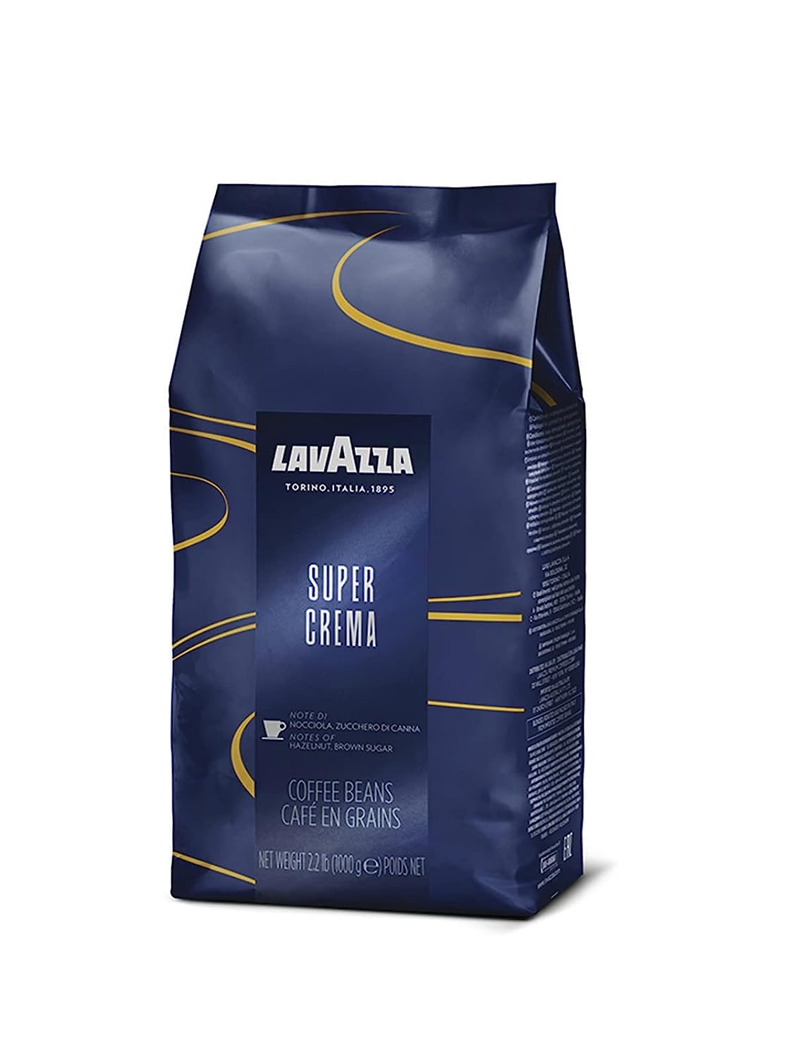 Lavazza Super Crema Whole Bean Coffee Blend, light-Medium Espresso Roast, 2.2 Pound (Pack of 1) ,Premium Quality, Aromatic, Mild and creamy - Premium  from Concordia Style Boutique - Just $33.19! Shop now at Concordia Style Boutique