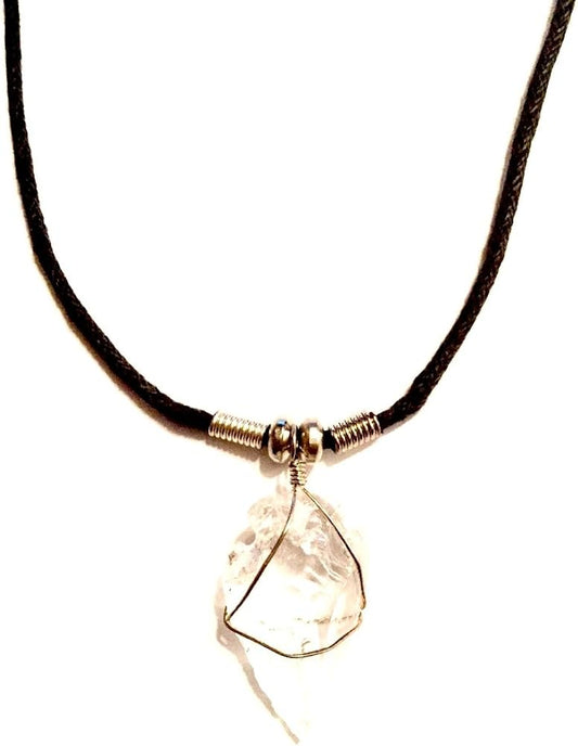 Arrowhead Pendant Necklace ~ Unisex -A Bit of Deja Vu Genuine Wire Wrapped Semi Precious Stone - Premium necklace from Concordia Style Boutique - Just $23.40! Shop now at Concordia Style Boutique