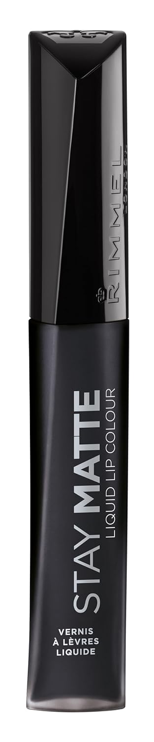 Rimmel London Stay Matte Liquid Lip Color with Full Coverage Kiss-Proof Waterproof Matte Lipstick Formula that Lasts 12 Hours - 810 Plum This Show, .21oz - Premium lipstick from Concordia Style Boutique - Just $5! Shop now at Concordia Style Boutique