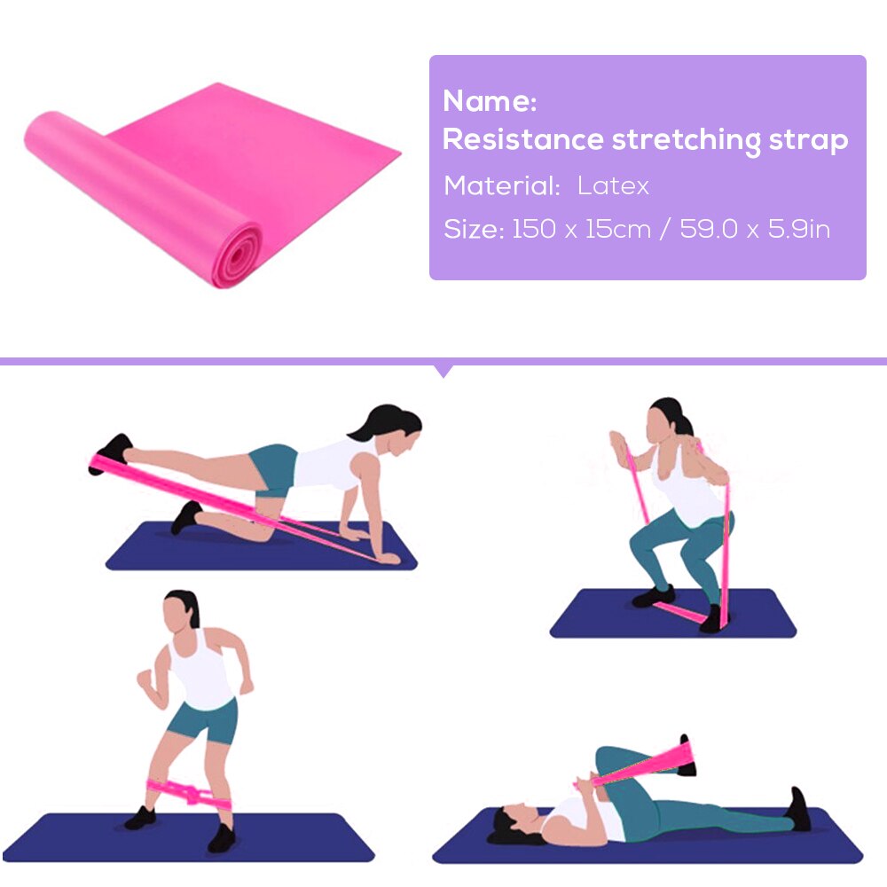 5pcs Yoga Accessories Set Yoga Ball Yoga Blocks Stretching Strap Resistance Loop Band Exercise Band Home Gym Fitness Equipment - Premium  from Concordia Style Boutique - Just $28.95! Shop now at Concordia Style Boutique