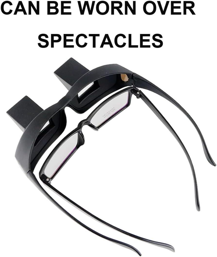 Bed Prism Spectacles - Horizontal Mirror Lazy Readers - Glasses 90 Degree Prism Glasses for Laying Down Reading and Watching TV -2023 New Upgrade - Premium Reading Glasses from Concordia Style Boutique - Just $26.23! Shop now at Concordia Style Boutique