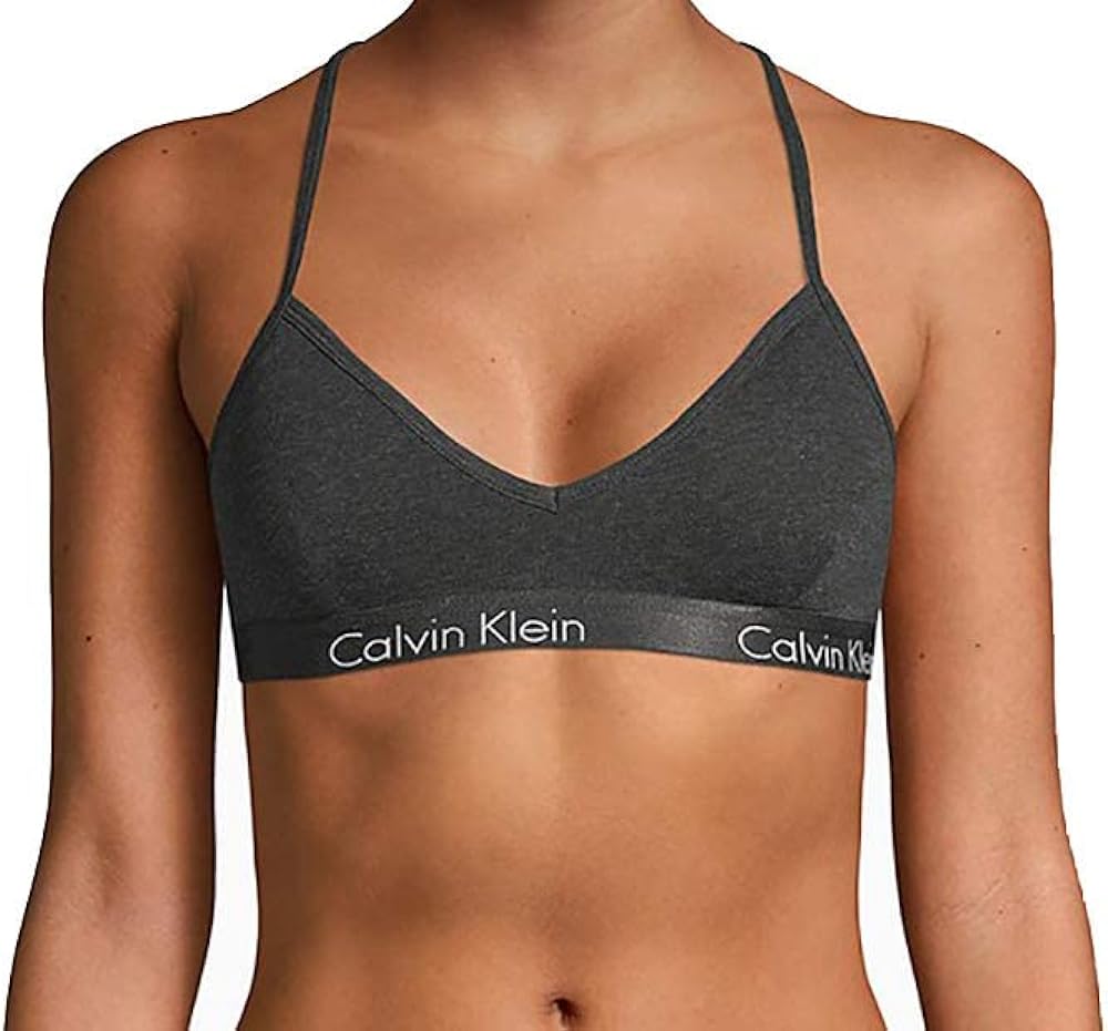 Calvin Klein Women's Motive Cotton Lightly Lined Bralette - Premium bra from Concordia Style Boutique - Just $28.43! Shop now at Concordia Style Boutique