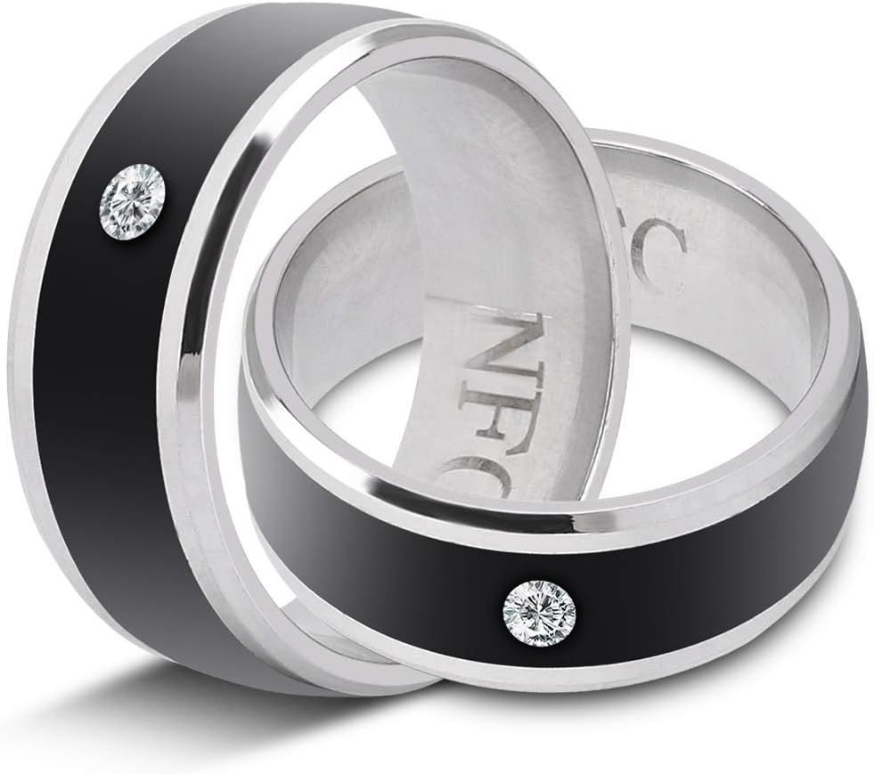 NFC Smart Ring, Smart Ring, Waterproof Universal for Mobile Phone (size 9) - Premium  from Concordia Style Boutique - Just $13.47! Shop now at Concordia Style Boutique