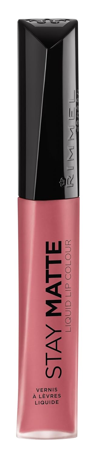 Rimmel London Stay Matte Liquid Lip Color with Full Coverage Kiss-Proof Waterproof Matte Lipstick Formula that Lasts 12 Hours - 810 Plum This Show, .21oz - Premium lipstick from Concordia Style Boutique - Just $5! Shop now at Concordia Style Boutique