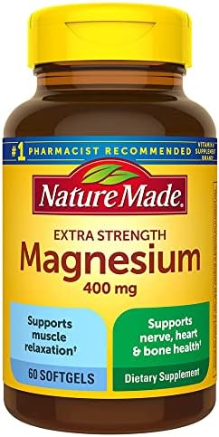 Nature Made Magnesium Oxide 250 mg, Dietary Supplement for Muscle, Heart, Bone and Nerve Health Support, 100 Tablets, 100 Day Supply - Premium magnesium from Concordia Style Boutique - Just $8.49! Shop now at Concordia Style Boutique