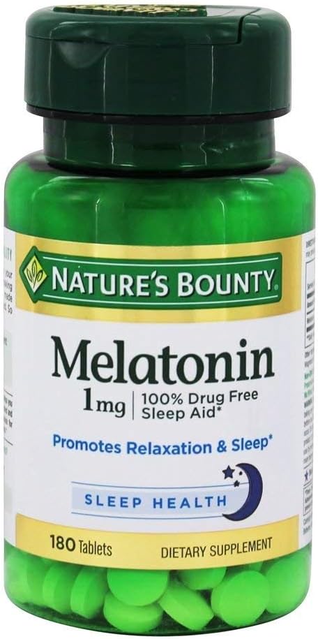 Nature’s Bounty Melatonin 3mg, 100% Drug Free Sleep Aids for Adults, Supports Relaxation and Sleep, Dietary Supplement, 240 Count - Premium Melatonin from Concordia Style Boutique - Just $9.15! Shop now at Concordia Style Boutique