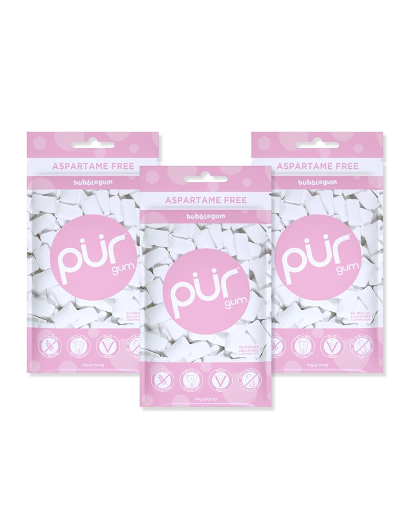 PUR Gum | Aspartame Free Chewing Gum | 100% Xylitol | Sugar Free, Vegan, Gluten Free & Keto Friendly | Natural Spearmint Flavored Gum, 55 Pieces (Pack of 1) - Premium chewing gum from Concordia Style Boutique - Just $9.27! Shop now at Concordia Style Boutique