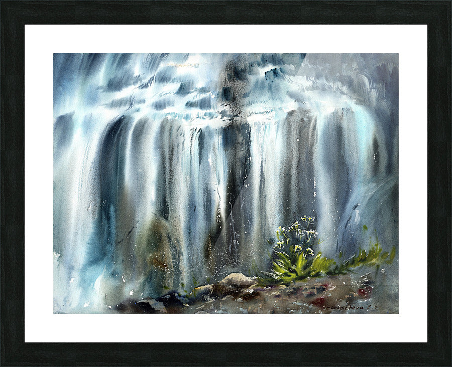 Tropical waterfall - Premium artwork from Concordia Style Boutique - Just $68! Shop now at Concordia Style Boutique