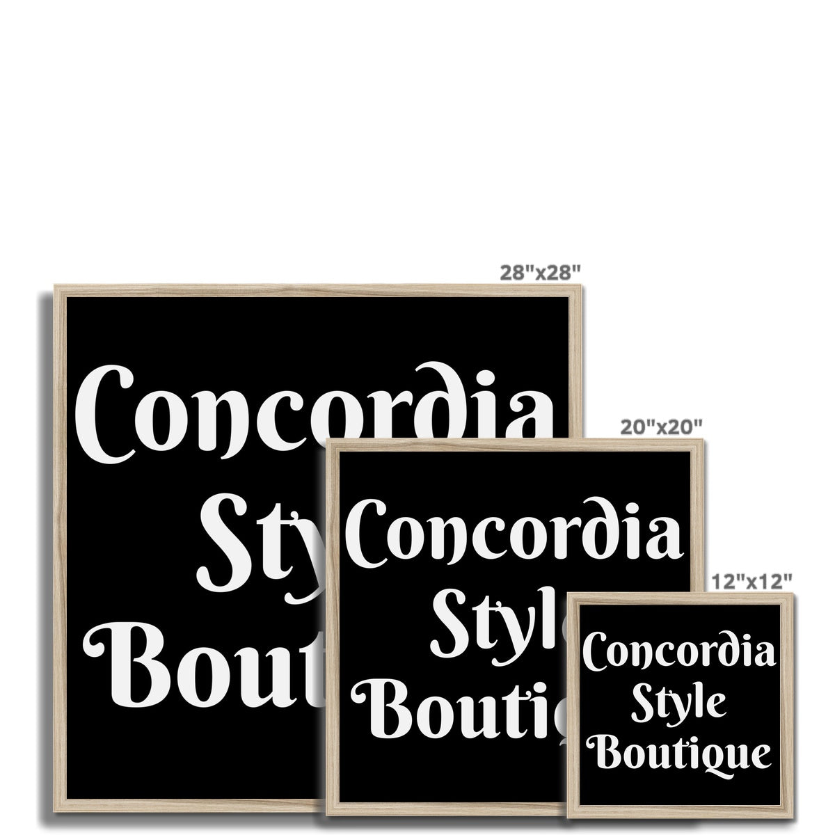 Concordia Style Boutique Framed Print