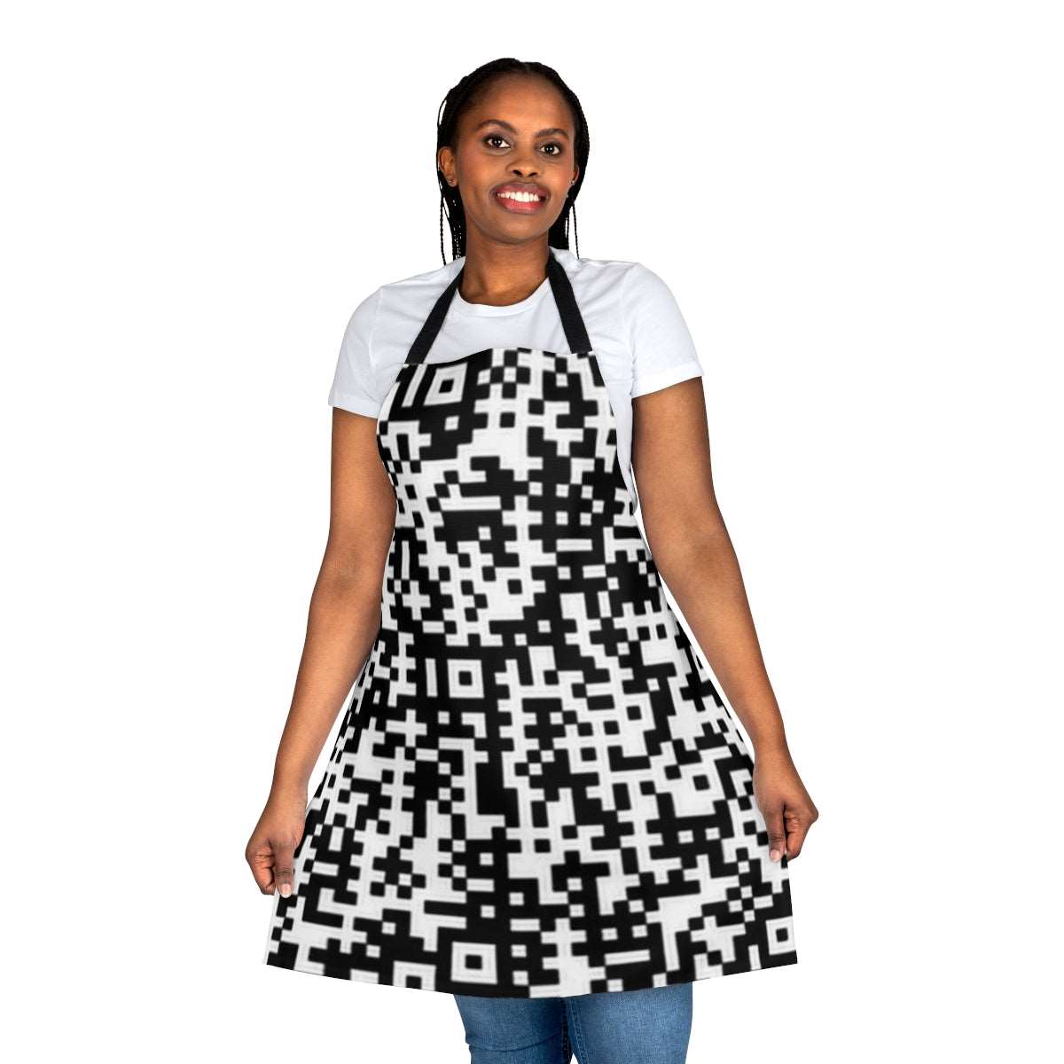 Apron -QR Code - Premium All Over Prints from Printify - Just $32.33! Shop now at Concordia Style Boutique
