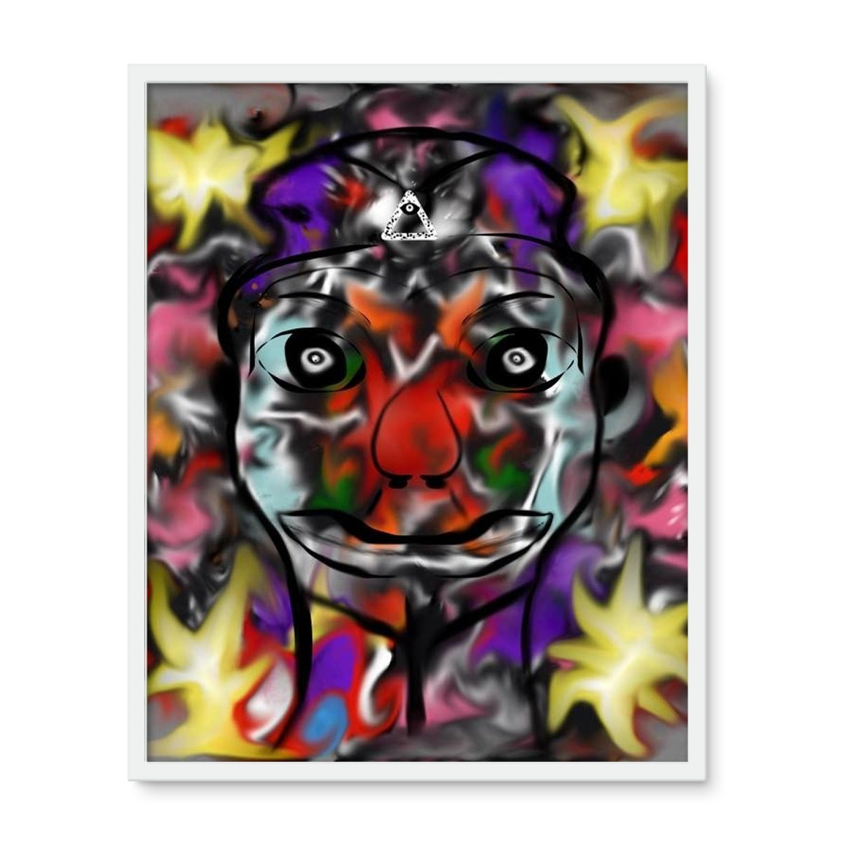 Tears of a Clown Framed Photo Tile - Premium Fine art from Prodigi - Just $8.32! Shop now at Concordia Style Boutique