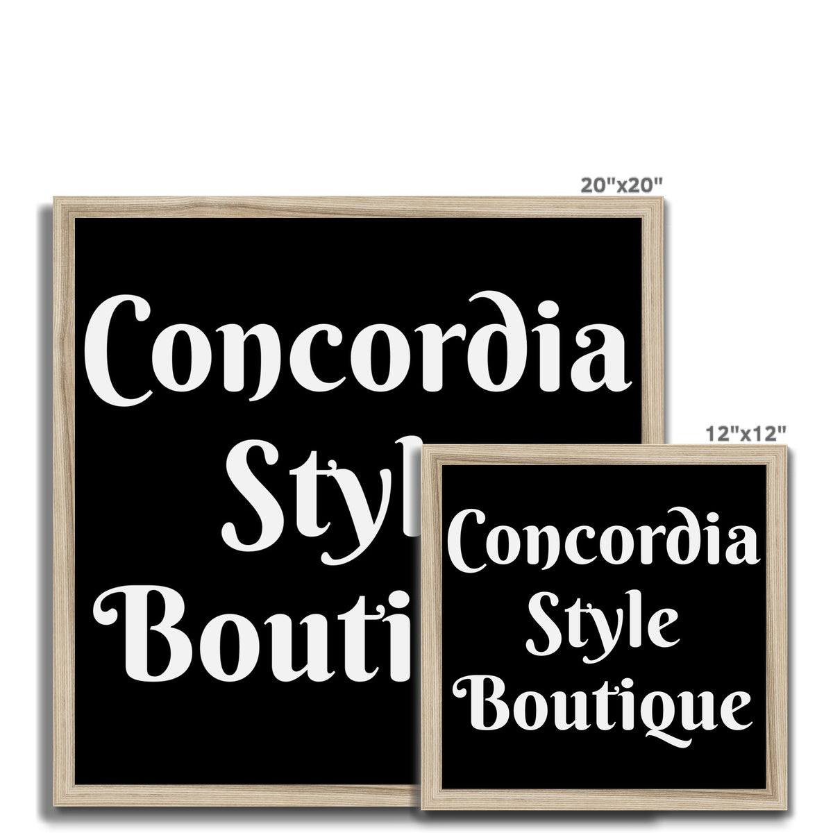 Concordia Style Boutique Budget Framed Poster