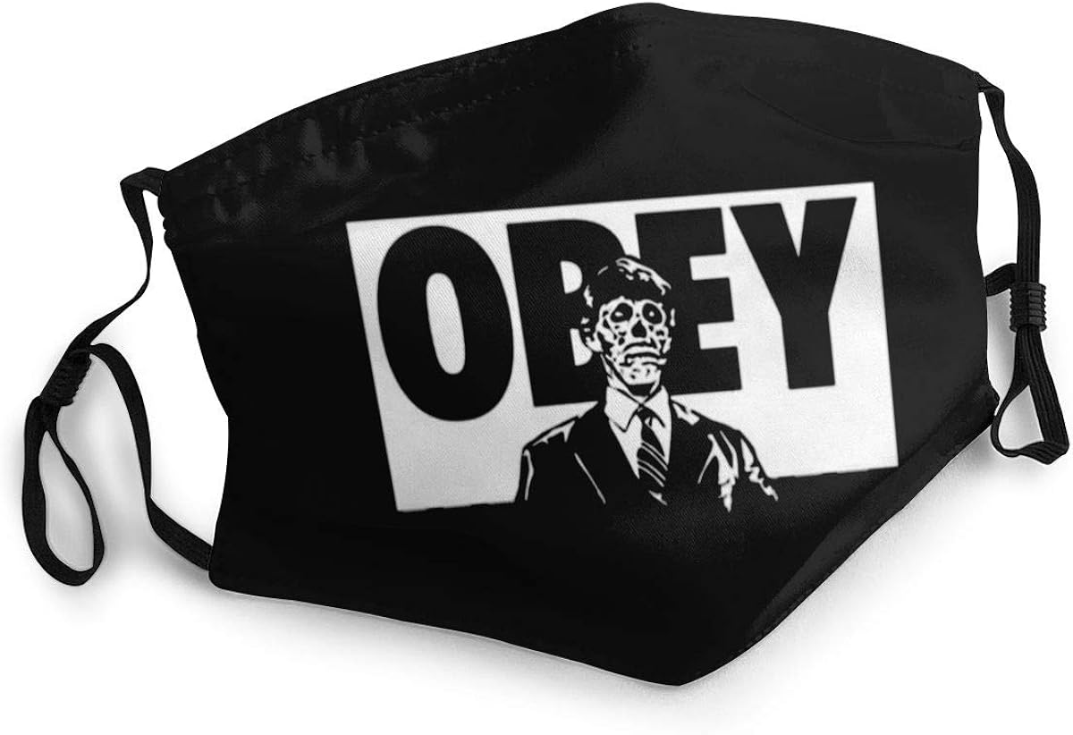 Adult Kids Cloth Face Mask Obey - They Live Dust Masks Reusable Balaclava for Outdoor Black - Premium mask from Concordia Style Boutique - Just $22.60! Shop now at Concordia Style Boutique